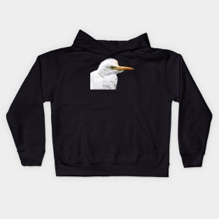 Cattle egret Kids Hoodie